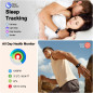 Fitness Tracker with Heart Rate, Step, Sleep Monitor, Waterproof Pedometer Watch for Women & Men