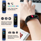 Montre Tracker Fitness Slim IP68 avec Podomètre, Moniteur Cardiaque, Sommeil & Calories pour Tous Montre Tracker Fitness Slim IP68 avec Podomètre, Moniteur Cardiaque, Sommeil & Calories pour Tous