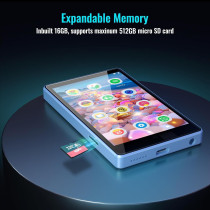 Kids MP3 Player 4.0 IPS w/ Spotify, Parental Controls, 512GB Blue