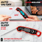 Alpha Grillers Digital Meat Thermometer - Instant Read for Cooking & Grilling, Perfect Gift for Men