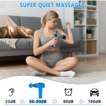 Massage Gun for Athletes - Deep Tissue Percussion Massager with 30 Speeds