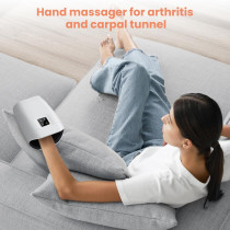 Cordless Hand Massager with Heat & Compression for Arthritis & Carpal Tunnel – Ideal Gift for Men & Women