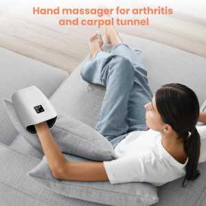 Cordless Hand Massager with Heat & Compression for Arthritis & Carpal Tunnel – Ideal Gift for Men & Women