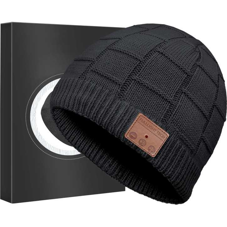 Bluetooth Beanie Hat with Headphones – Unique Tech Gift & Perfect Stocking Stuffer Bluetooth Beanie Hat with Headphones – Unique Tech Gift & Perfect Stocking Stuffer