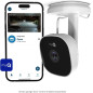 Caméra de Sécurité myQ Smart Garage 1080p HD, Vision Nocturne, Détection Mouvement, Wi-Fi, Audio Bidirectionnel