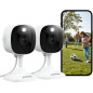 2K Home Security Cameras 2-Pack, Indoor/Outdoor, Color Night Vision, White Light, Siren, Alexa/Google Compatible 2K Home Security Cameras 2-Pack, Indoor/Outdoor, Color Night Vision, White Light, Siren, Alexa/Google Compatible