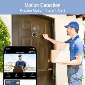 2025 Upgraded 2K Wireless Hidden Nanny Cam, WiFi/No WiFi, Free Cloud & SD Storage, Magnetic Mount