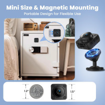 2K Wireless Hidden Nanny Cam with Free Cloud & SD Storage - 2025 Upgrade