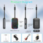 Beeitzie Ultra Bluetooth 5.4 Transmetteur AptX LL pour 2 Casques/Écouteurs, Adaptateur Audio Sans Fil 2025 Beeitzie Ultra Bluetooth 5.4 Transmetteur AptX LL pour 2 Casques/Écouteurs, Adaptateur Audio Sans Fil 2025