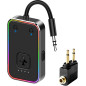 2025 Beeitzie Ultra Airplane Bluetooth 5.4 Transmitter, aptX LL, Dual Headphones, Wireless Audio Adapter, Metal Frame