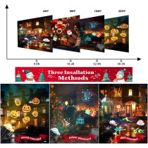 Projecteur Lumières Noël 2025, 16 Diapositives Étanches, Minuteur