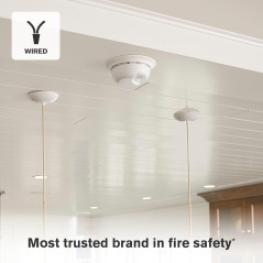 First Alert SMI100-AC Hardwire Smoke Alarm with Battery Backup - 1-Pack