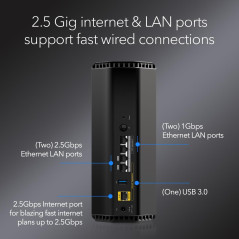 NETGEAR Nighthawk BE9300 WiFi 7 – 9.3Gbps, Tri-Bande VPN