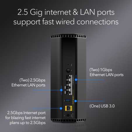 NETGEAR Nighthawk BE9300 WiFi 7 – 9.3Gbps, Tri-Bande VPN