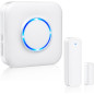 Satisure Wireless Door Chime with Contact Sensor, 600FT Range, 58 Chimes, 5 Volume Levels & LED Alerts