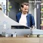 Satisure Wireless Door Chime with Contact Sensor, 600FT Range, 58 Chimes, 5 Volume Levels & LED Alerts