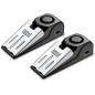 EMDMAK 120dB Door Stop Alarm for Home & Travel, Black (Pack of 2)