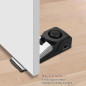 EMDMAK Alarme Arrêt de Porte 120DB - 2 Pièces - Sécurité Maison & Voyage (Noir) EMDMAK Alarme Arrêt de Porte 120DB - 2 Pièces - Sécurité Maison & Voyage (Noir)