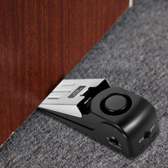 EMDMAK Door Stop Alarm 120DB - Pack of 2 Home & Travel Security (Black)