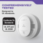 Kidde 10-Year Battery Smoke & Carbon Monoxide Detector with LED Warning Lights, Model 30CUD10 Kidde 10-Year Battery Smoke & Carbon Monoxide Detector with LED Warning Lights, Model 30CUD10