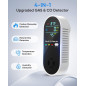 4-in-1 Carbon Monoxide & Natural Gas Detector with Dual Alarms, Temp & Humidity Sensor, 2-Pack, Black 4-in-1 Carbon Monoxide & Natural Gas Detector with Dual Alarms, Temp & Humidity Sensor, 2-Pack, Black