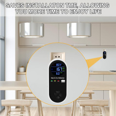 2-Pack Koabbit 4-in-1 Gas Detector Alarm for Home, RV & Apartment
