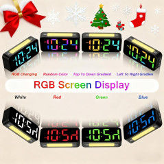 Loud Alarm Clock for Heavy Sleepers – Digital Dual Alarm with Night Light