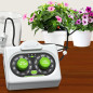 RAINPOINT Automatic Plant Waterer for 10-15 Indoor/Outdoor Pots, Adjustable Output, Battery Powered, IP54 Waterproof
