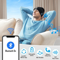 LED Bluetooth Beanie Hat - Cool Tech Gift for Men, Dad, Husband, Grandpa | Valentines, Birthday, Camping Gear