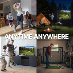 Simulateur de Golf PHIGOLF: Jeu Interactif, 38 000+ Parcours