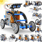 Bottleboom STEM 13-in-1 Solar Power Robot Kit for Boys 8-12, Educational Science & Robotics Toy Gift