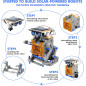 Bottleboom STEM 13-en-1 Robots Solaires Éducatifs Jouet Scientifique pour Enfants 8-12 Ans