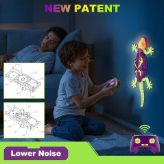 Glow in The Dark Wall Climbing Gecko RC Toy – Fun Gift for Kids & Teens
