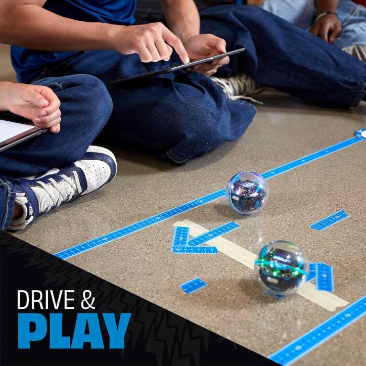 Sphero Bolt+ Robot Éducatif Programmable avec Écran LCD Animé, Recharge Qi, Étanche – Dès 8 ans Sphero Bolt+ Robot Éducatif Programmable avec Écran LCD Animé, Recharge Qi, Étanche – Dès 8 ans