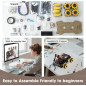 ACEBOTT 5DOF Smart Robot Arm Car Kit for Kids 8-12, ESP32 Arduino/Python Coding, App & Remote STEM Toy ACEBOTT 5DOF Smart Robot Arm Car Kit for Kids 8-12, ESP32 Arduino/Python Coding, App & Remote STEM Toy