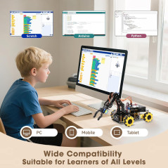 Robot éducatif ACEBOTT 5DOF pour enfants 8-12 ans STEM