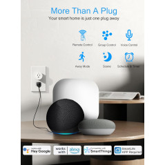 EIGHTREE 15A Smart Plug for High-Power Devices, Alexa & Google Compatible
