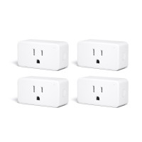 THIRDREALITY ZigBee Smart Plug 4 Pack with Energy Monitoring & ZigBee Hub