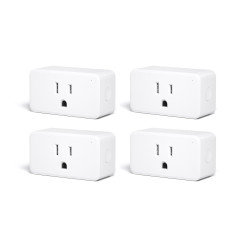 THIRDREALITY ZigBee Smart Plug 4 Pack with Energy Monitoring & ZigBee Hub
