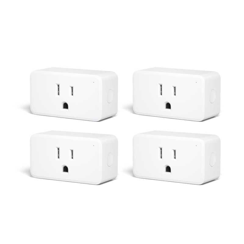 THIRDREALITY ZigBee Smart Plug 4 Pack with Energy Monitoring & ZigBee Hub