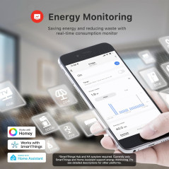 Prise Intelligente ZigBee 4 Pack avec Monitoring Énergie en Temps Réel