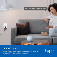 TP-Link Tapo P115 Smart Plug 2-Pack, Wi-Fi, Alexa & Google Compatible