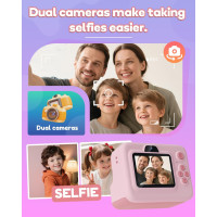 Kids Instant Print Camera 1080P – Portable Photo Toy for Girls & Boys Ages 3-12, Christmas Birthday Gift