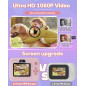 Kids Instant Print Camera 1080P – Portable Photo Toy for Girls & Boys Ages 3-12, Christmas Birthday Gift