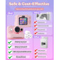 Kids Instant Print Camera 1080P – Portable Photo Toy for Girls & Boys Ages 3-12, Christmas Birthday Gift