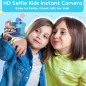 Kids Instant Print Camera with 32GB Card & 3 Rolls Paper, FHD Selfie & Video, Gift for Ages 3-12 (Blue) Kids Instant Print Camera with 32GB Card & 3 Rolls Paper, FHD Selfie & Video, Gift for Ages 3-12 (Blue)