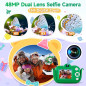 Appareil Photo Enfants 48MP Double Lentille HD 1080P avec Carte 32Go, Cadeau Anniversaire Noël Garçons 3-9 ans Appareil Photo Enfants 48MP Double Lentille HD 1080P avec Carte 32Go, Cadeau Anniversaire Noël Garçons 3-9 ans