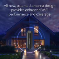 NETGEAR Nighthawk Routeur WiFi 7 Double Bande RS90, Vitesse 3.6 Gbps, 2000 sq.ft, 50 Appareils, Port 2.5G