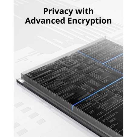 eufy Security HomeBase S380 - Centre de sécurité Edge, stockage local jusqu'à 16TB, Wi-Fi 2.4 GHz, sans abonnement