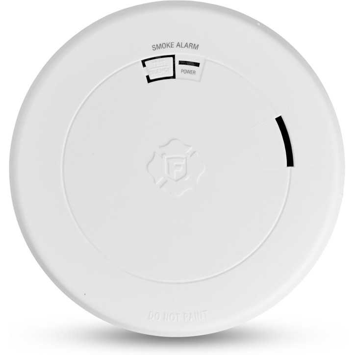 Détecteur de fumée First Alert SM210, batterie scellée 10 ans, design mince, pack de 1 Détecteur de fumée First Alert SM210, batterie scellée 10 ans, design mince, pack de 1